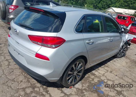 2018 Hyundai Elantra Gt из США, поврежденный, VIN KMHH35LE0JU027381